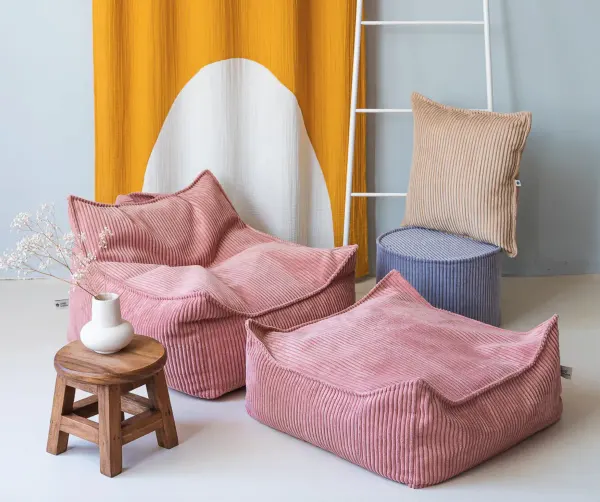Wigiwama Beanbag Chair - Pink Mousse 2