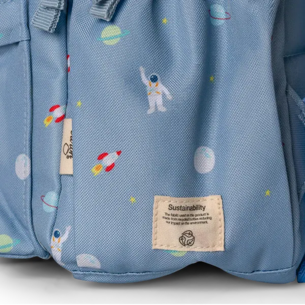 Citron Medium Backpack - Spaceship Dusty Blue 2
