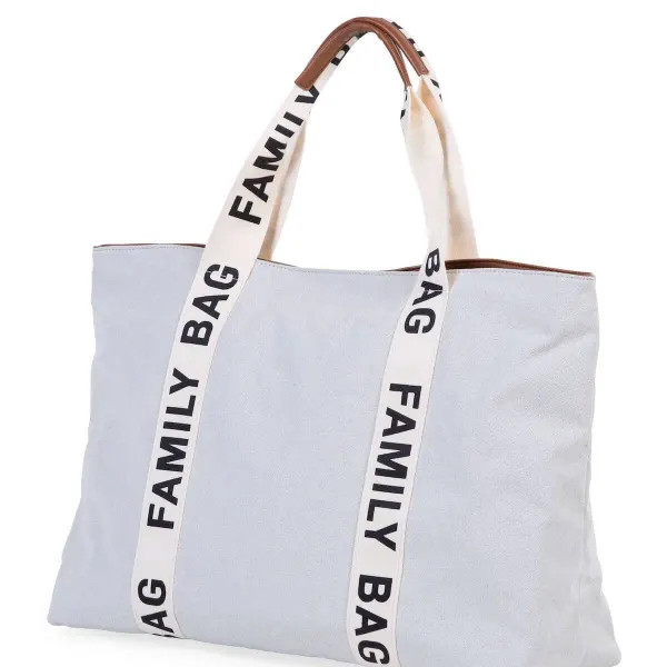CHILDHOME Family (Beach) Bag Canvas - Off White 2