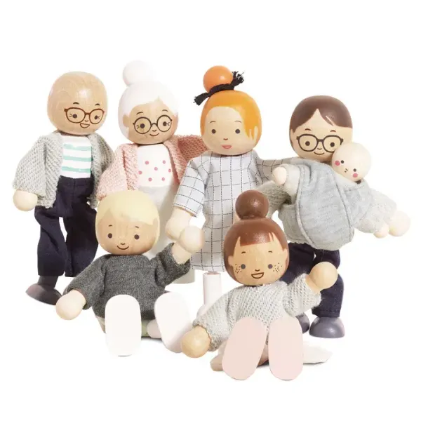 Le Toy Van Doll Family Set - Wooden Figures