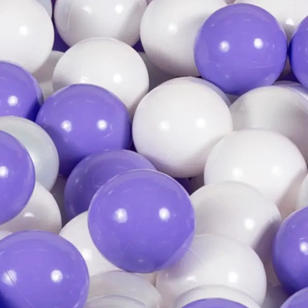MeowBaby® Lavender Round Ball Pit + 250 balls 2