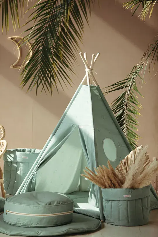 Wigiwama Mint Teepee Set (With Cushion & Soft Mat) 2