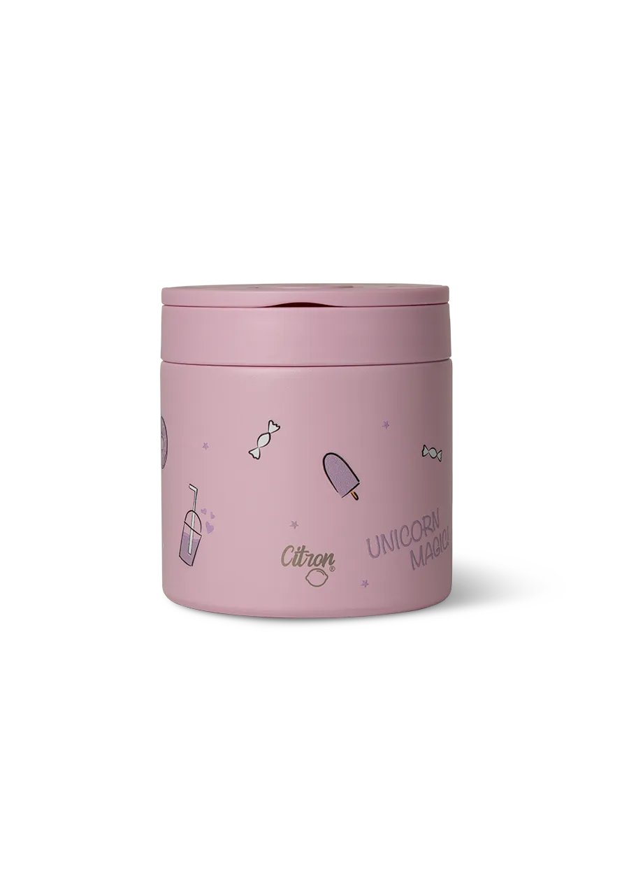 CITRON Insulated Food Jar 350ml - Stormy Unicorn CITRON Insulated Food Jar 350ml - Stormy Unicorn