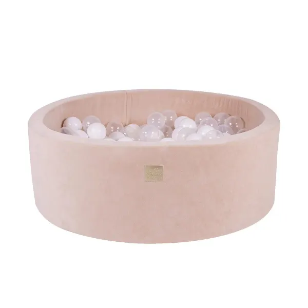 MeowBaby® Angel Velvet Round Ball Pit + 250 balls 2