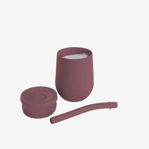 ezpz Mini Cup + Straw Training Set Mauve 2