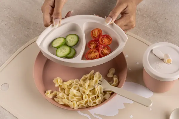 CITRON - Silicone plate divider - Beige (*PLATE NOT INCLUDED) 2