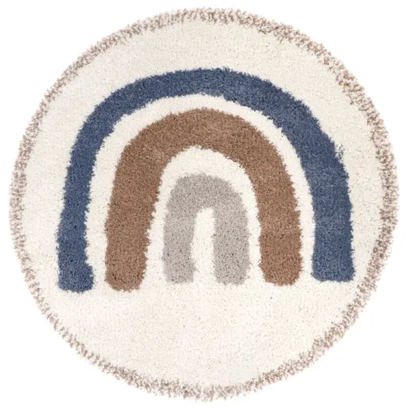 Nattiot Bohemian Rainbow Blue children's rug