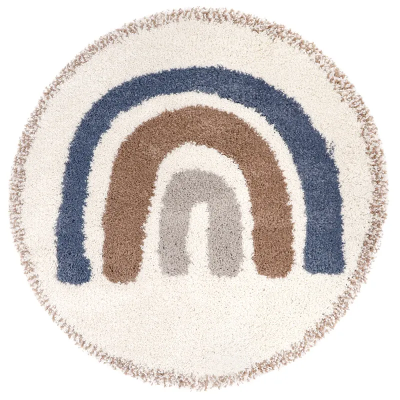 Nattiot Bohemian Rainbow Blue children's rug Nattiot Bohemian Rainbow Blue children's rug