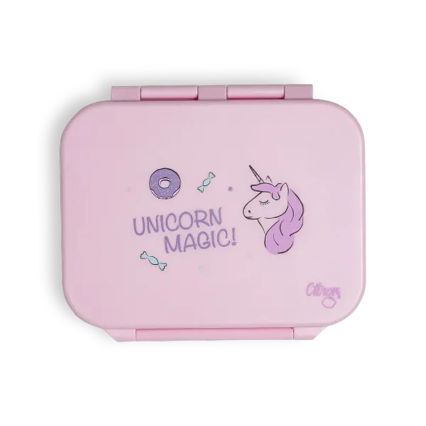 CITRON Tritan Bento Snackbox - Unicorn