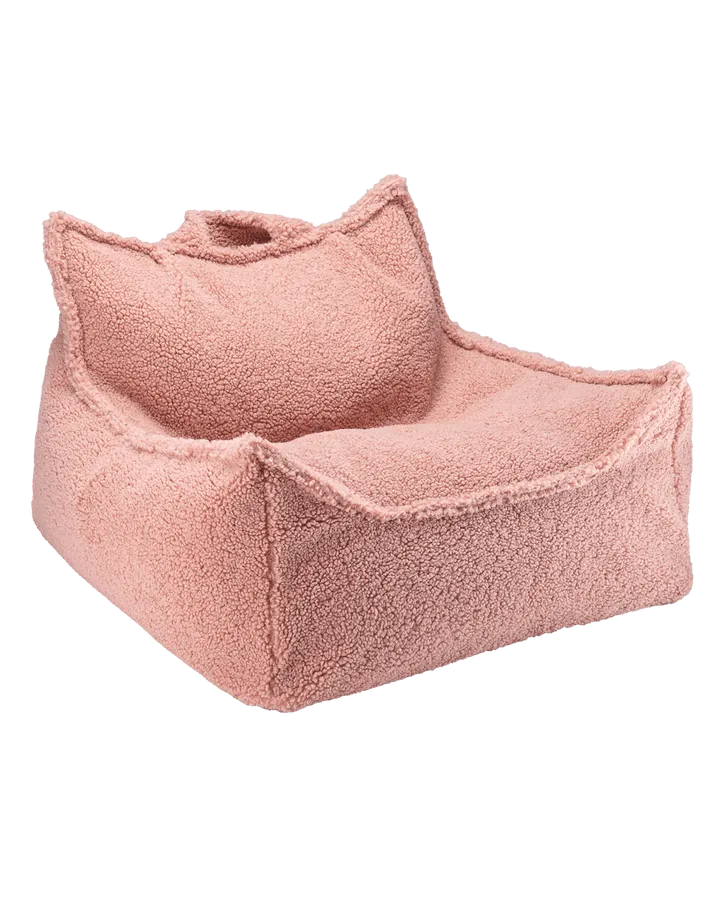 Wigiwama Beanbag Chair - Guava Boucle Wigiwama Beanbag Chair - Guava Boucle