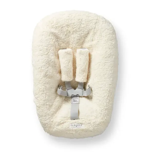 Ilmaha High Chair Newborn Adapter Cover - Teddy Ecru