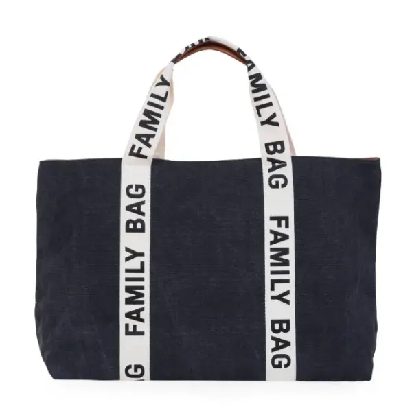 CHILDHOME Family (Beach) Bag Canvas - Black