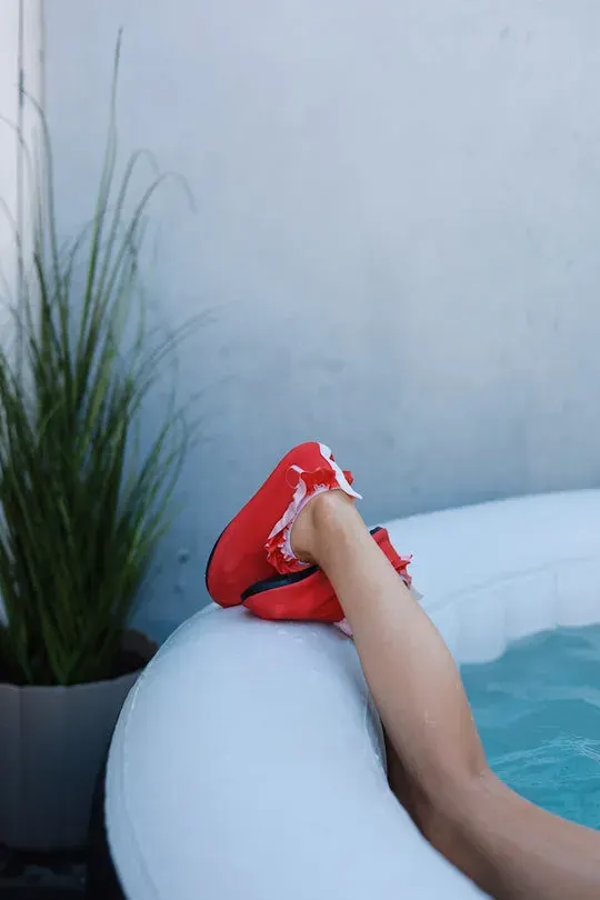 Vanilla Copenhagen Anti-Slip Swim Shoes - Berry Frill 2