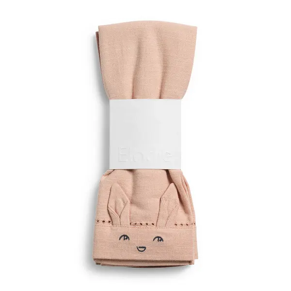 ELODIE - Baby Napkins 2 pieces - Faded Rose/Powder Pink 2