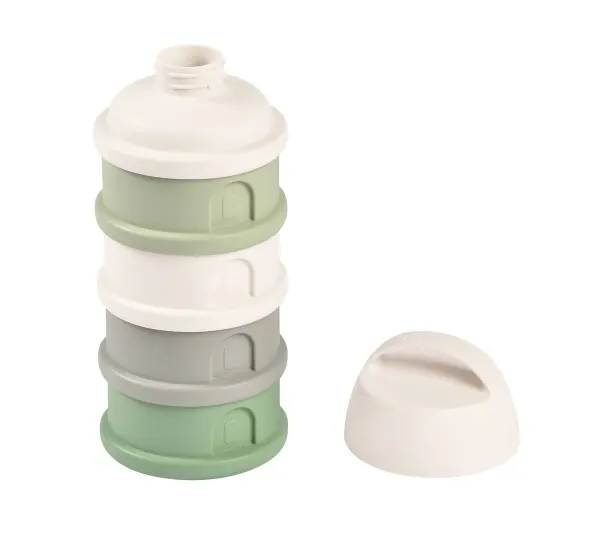 BEABA Formula/Snack Container & Dispensers - Cotton/Sage green 2