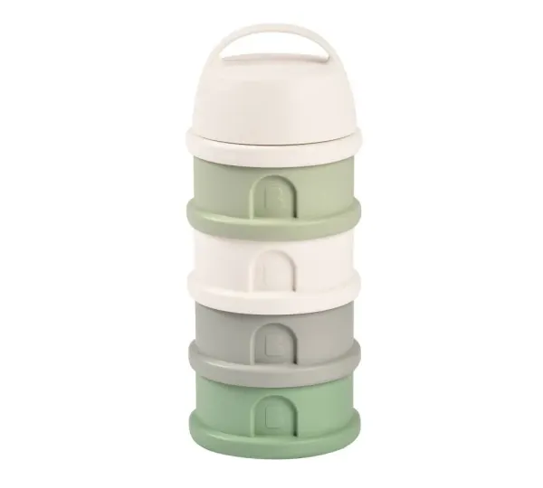BEABA Formula/Snack Container & Dispensers - Cotton/Sage green