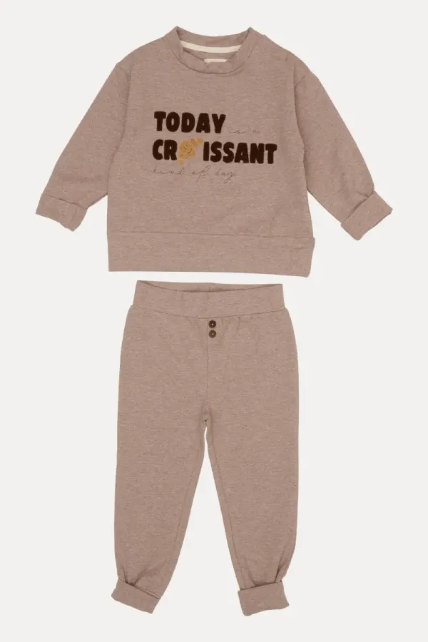 Vac Vac Studio - Croissant Day Loungewear - PETRI Set - Brown Melange