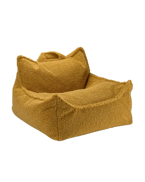 Wigiwama Beanbag Chair - Maple Teddy Boucle