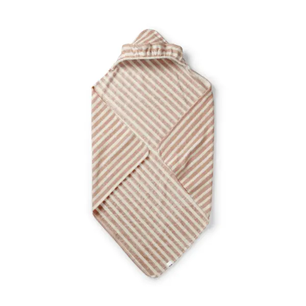 ELODIE - Hooded Towel - Candy Stripes