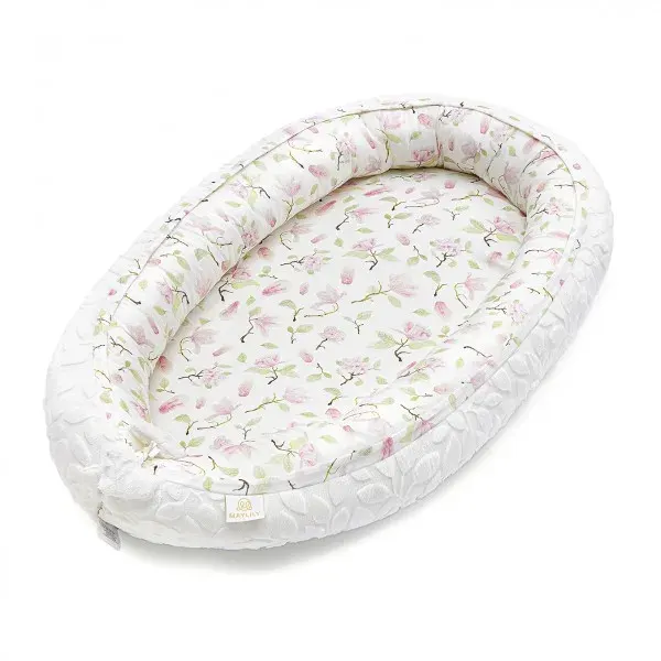 MAYLILY Premium Bamboo Baby Nest - Luxe Magnolias