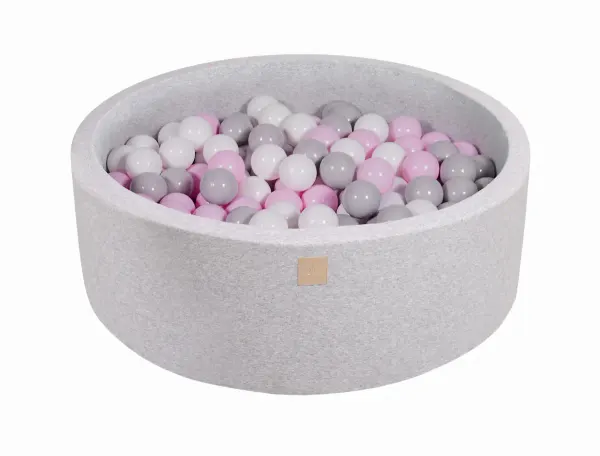 MeowBaby® Cotton Pink Cloud Round Ball Pit + 200 balls