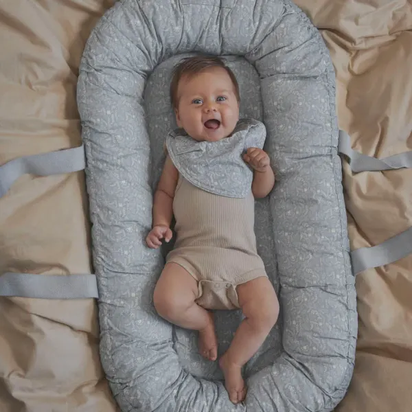 ELODIE - Portable Baby Nest - Monkey Sunrise 2