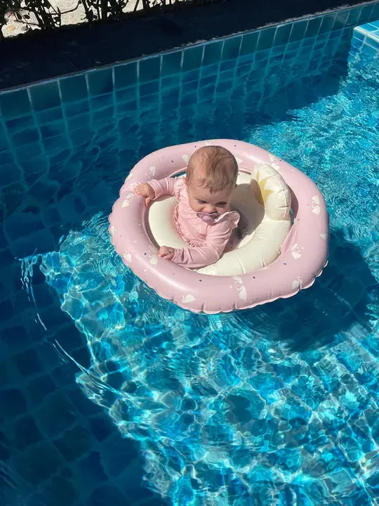 Vanilla Copenhagen Baby Swim Ring with Backrest - Swan Princess 2
