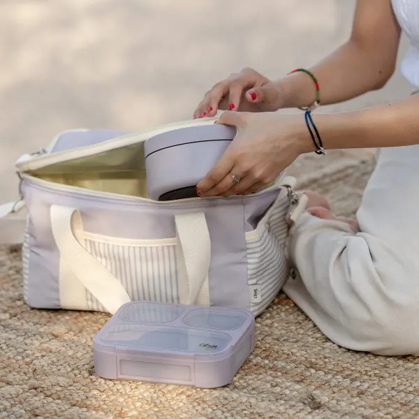 Citron Insulated Picnic Lunchbag - Lilac 2