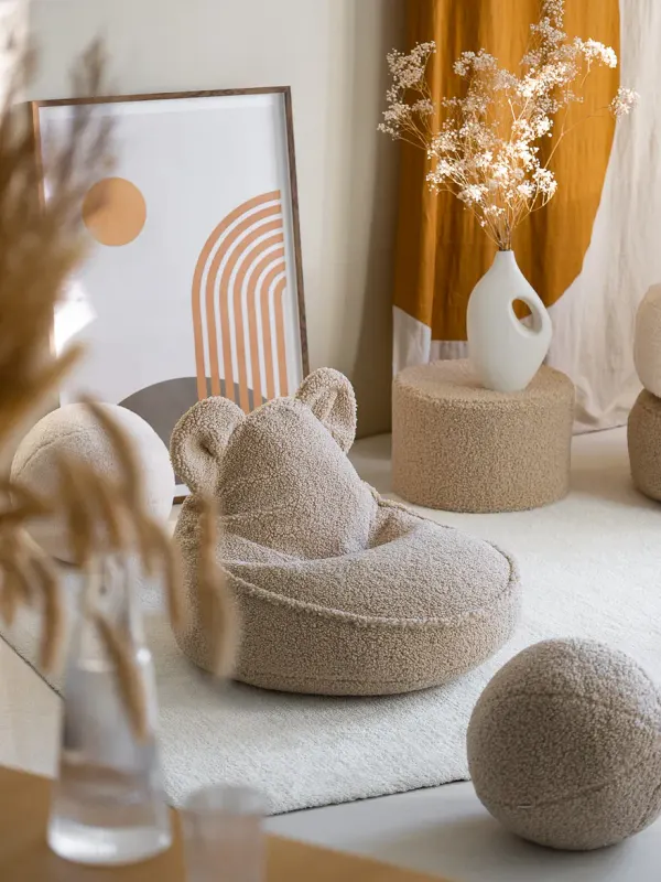 Wigiwama Bear Beanbag - Biscuit Beige 2