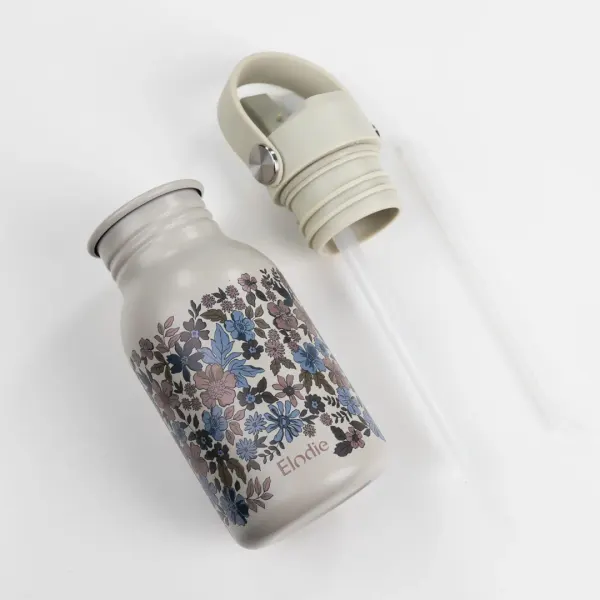 ELODIE - Water Bottle - Blue Garden 2