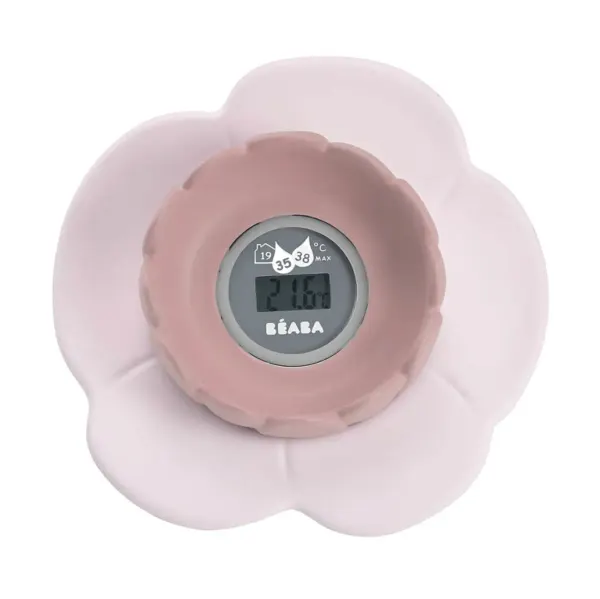 BEABA Lotus Thermometer - Old Pink