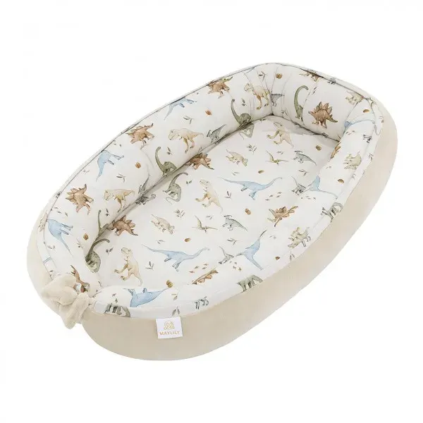MAYLILY Premium Bamboo Baby Nest - Dino 2