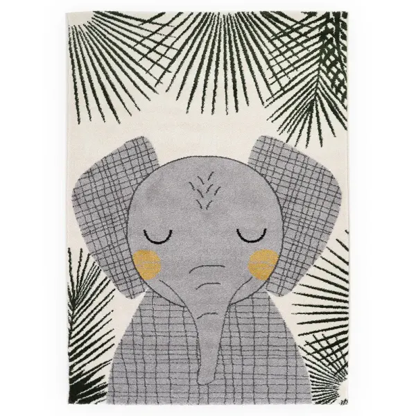 Nattiot Childrens Rug - Junko Elephant - 120 x 170cm