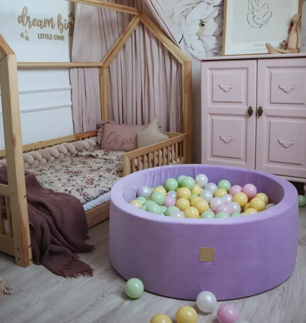 MeowBaby® Hocus Crocus Round Ball Pit + 250 balls 2