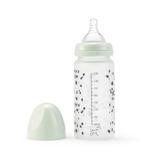 ELODIE Glass Feeding Bottle - Dalmation Dots