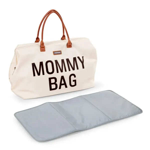 Childhome Mommy Bag Nursery Bag Off White with Black Print 2