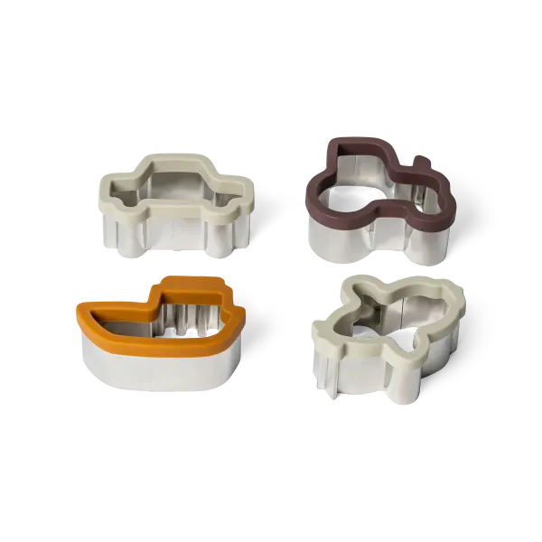 CITRON Sandwich/Cookie Cutters - Car, Truck, Plane, Ship (Set of 4) 2