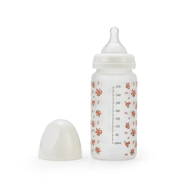 ELODIE Glass Feeding Bottle - Autumn Rose 2