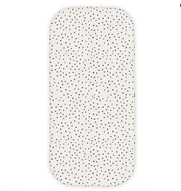 MAYLILY Bamboo Pram (Carrycot) Sheet - Stones Beige