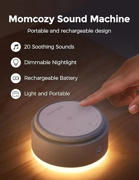 Momcozy - Portable Baby Sound Machine - Long Battery Life 2