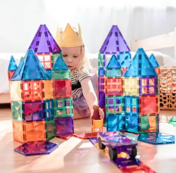 Connetix Magnetic Tiles - Rainbow Mega Pack 212 Pieces 2 Connetix Magnetic Tiles - Rainbow Mega Pack 212 Pieces 2