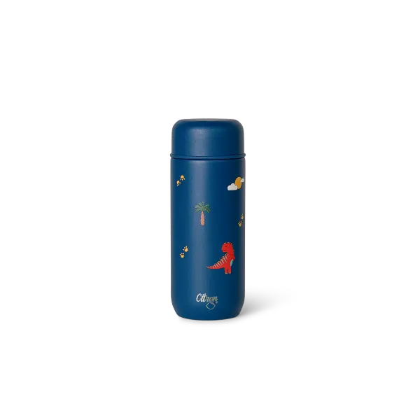 Citron Thermal Baby Flask - Blue Dino