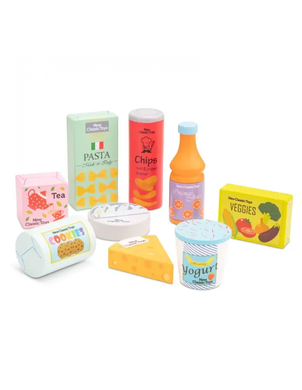 New Classic Toys Groceries 9 piece set - Play Food