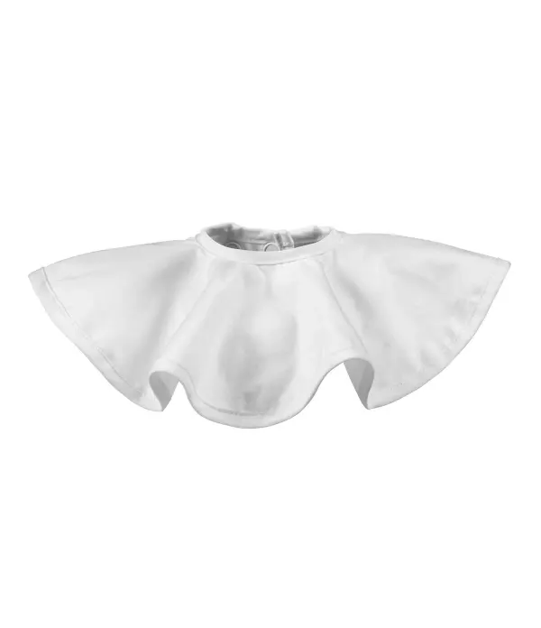 ELODIE - Pierrot Drool Bib - Vanilla White