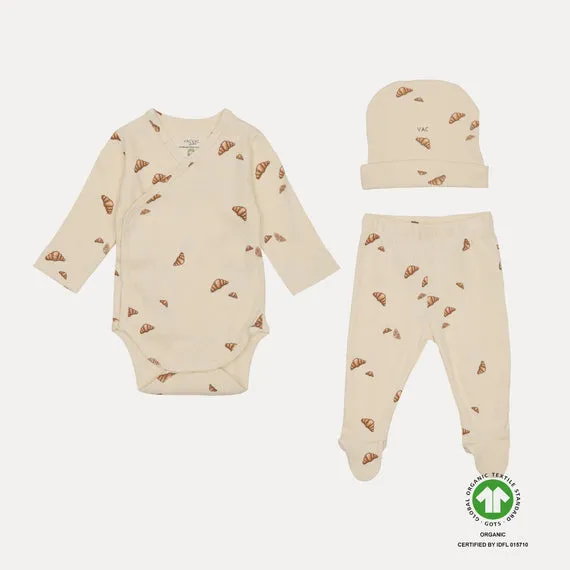 VAC VAC Studio - Toulon Newborn 3 in 1 set - Mini Croissant in GIFT BOX VAC VAC Studio - Toulon Newborn 3 in 1 set - Mini Croissant in GIFT BOX