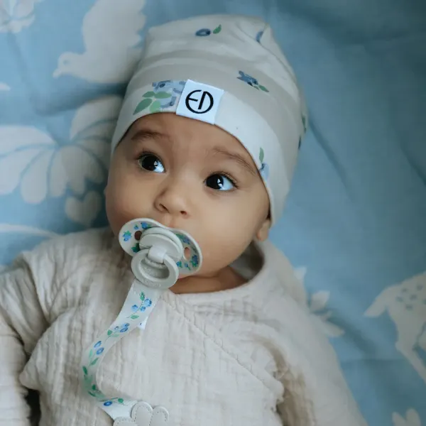 Elodie Binky Bundle Silicone 0-6 months - Blueberry Bliss 2