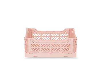 Midibox Foldable Crate Milk Tea - Pack of 2