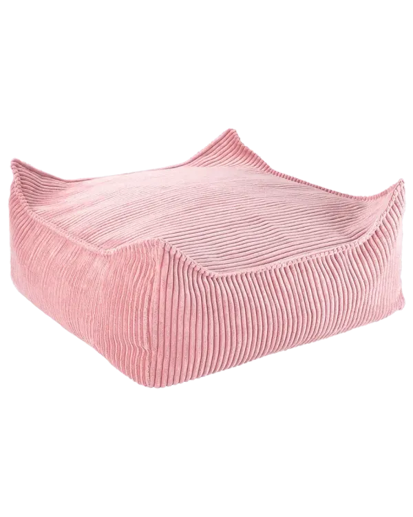 Wigiwama Ottoman - Pink Mousse Corduroy