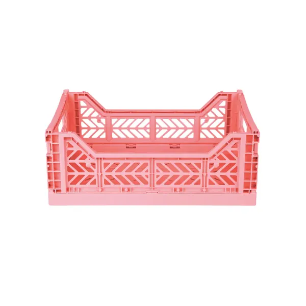 Midibox Foldable Crate Strawberry Milk - Pack of 2