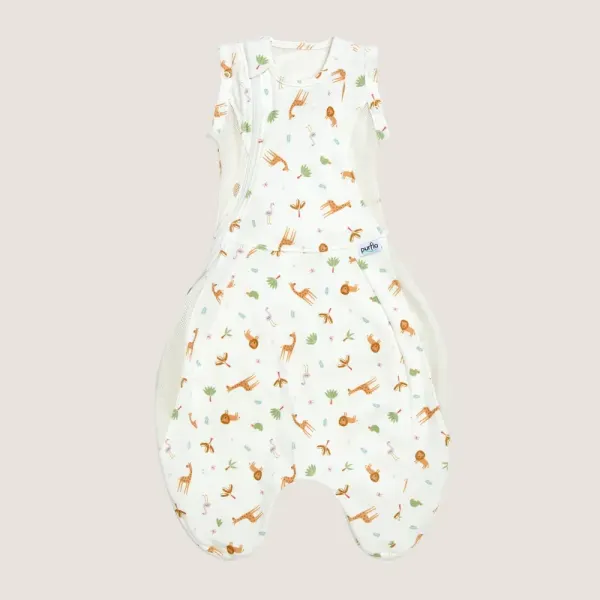 Purflo Swaddle To Sleep Bag 0.5T 0-4months -Savanah Slumber